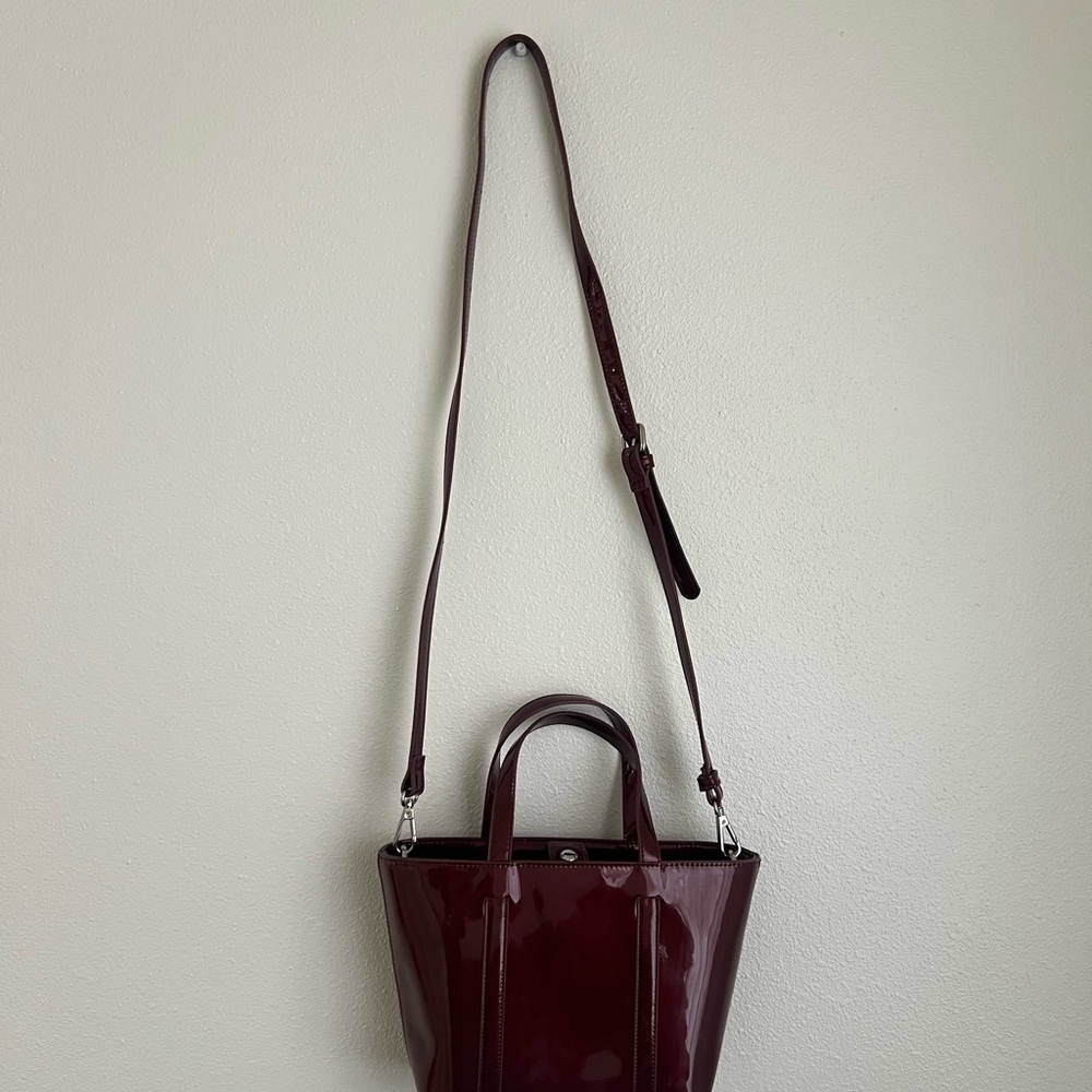 Burgundy Tote Bag
